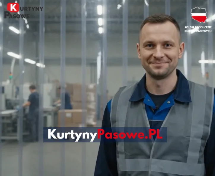 Film reklamowy: kurtyny paskowe PCV przeciw przeciągom w hali